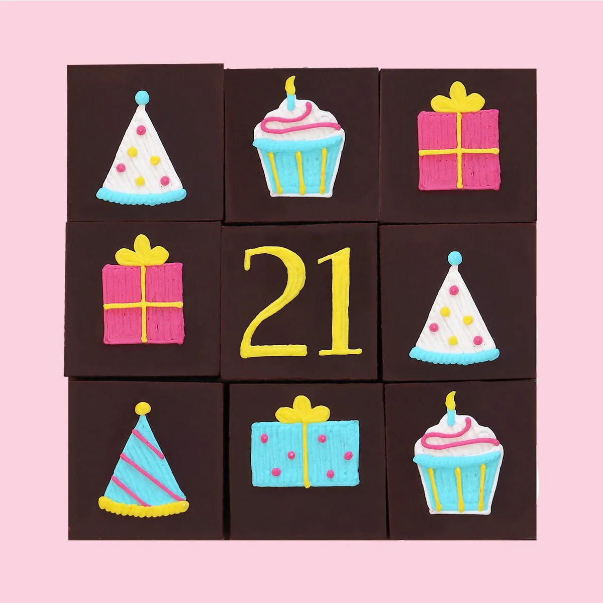 21st Birthday Milestone Brownies - Image 3