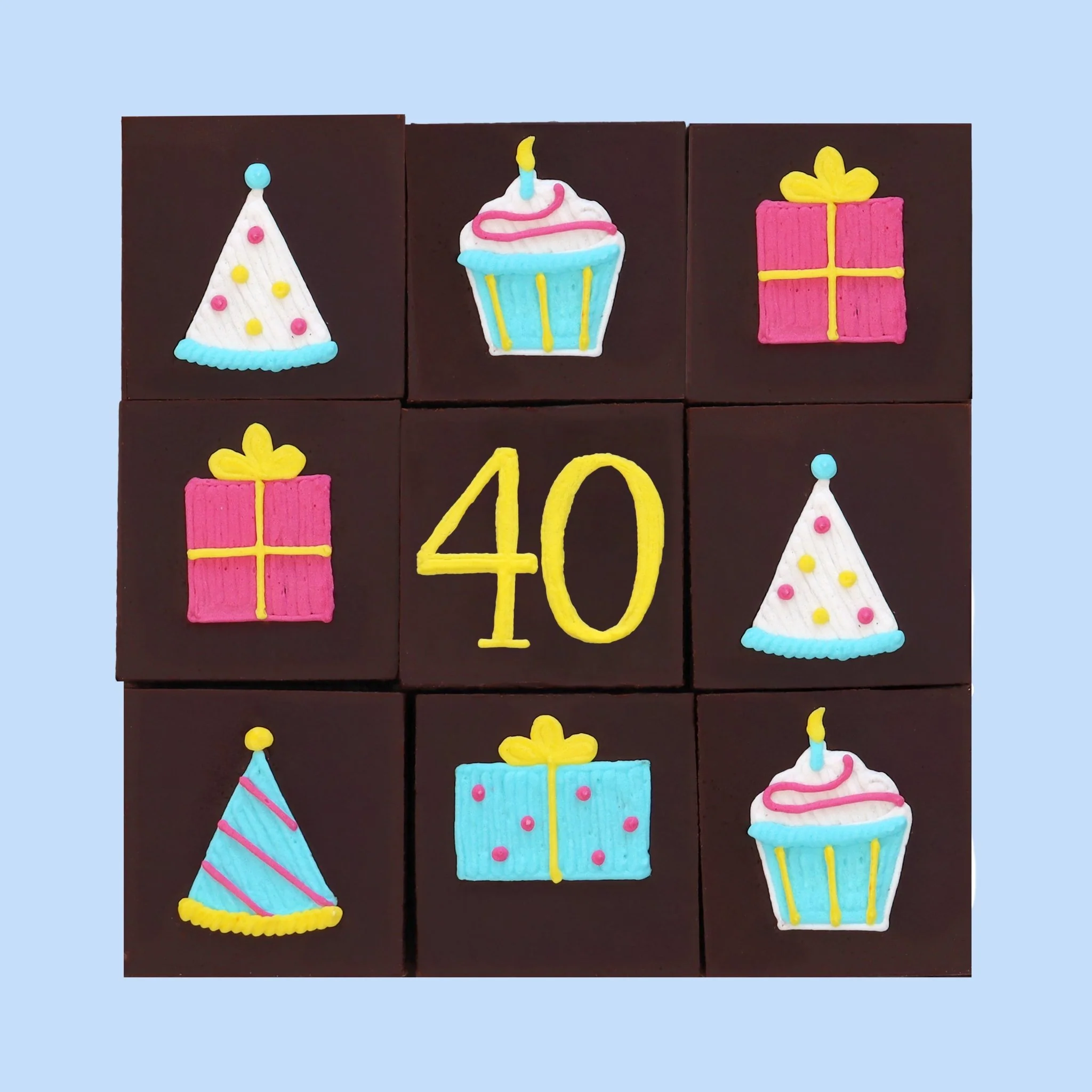 40th Birthday Milestone Brownies - Image 2