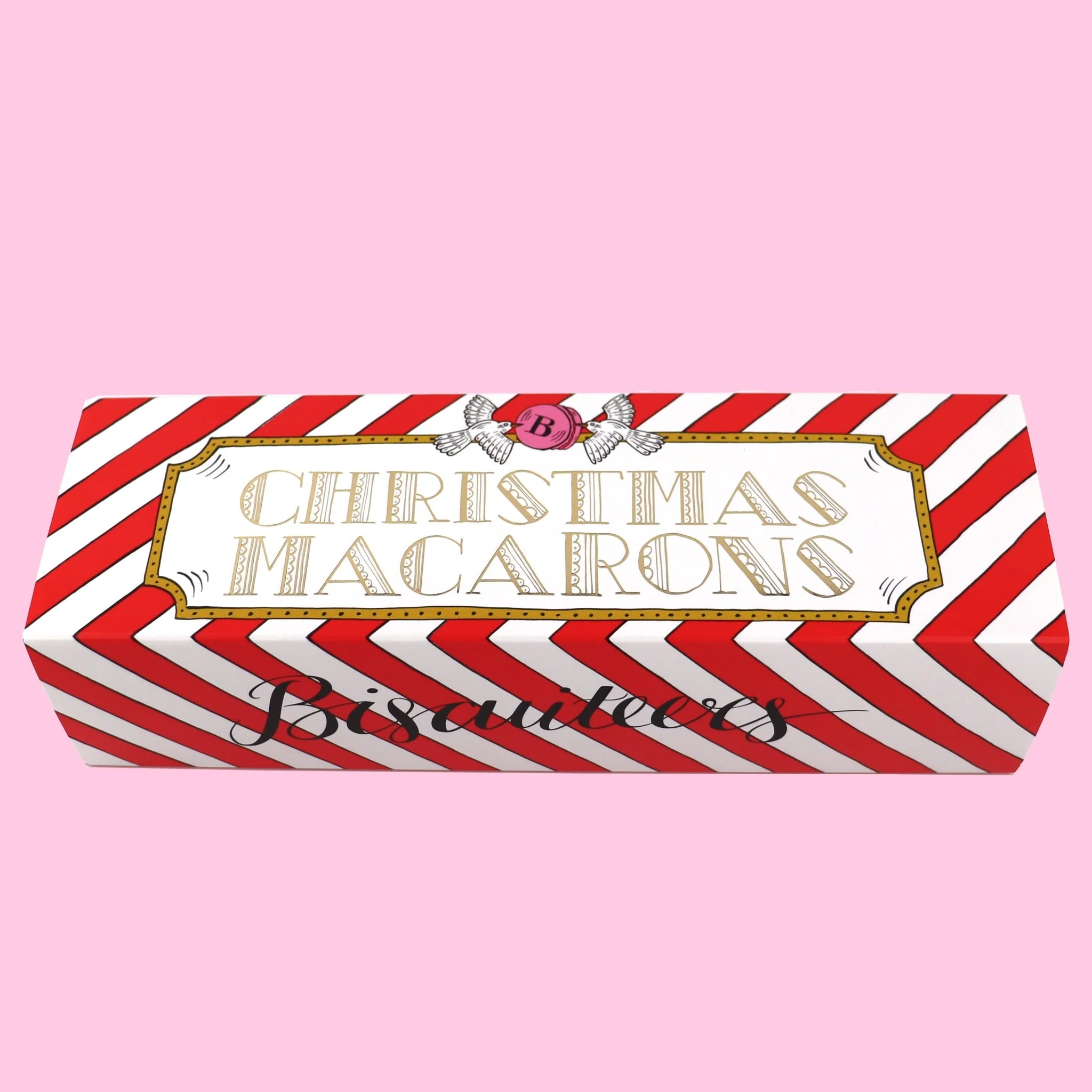 6 Christmas Macarons - Image 4