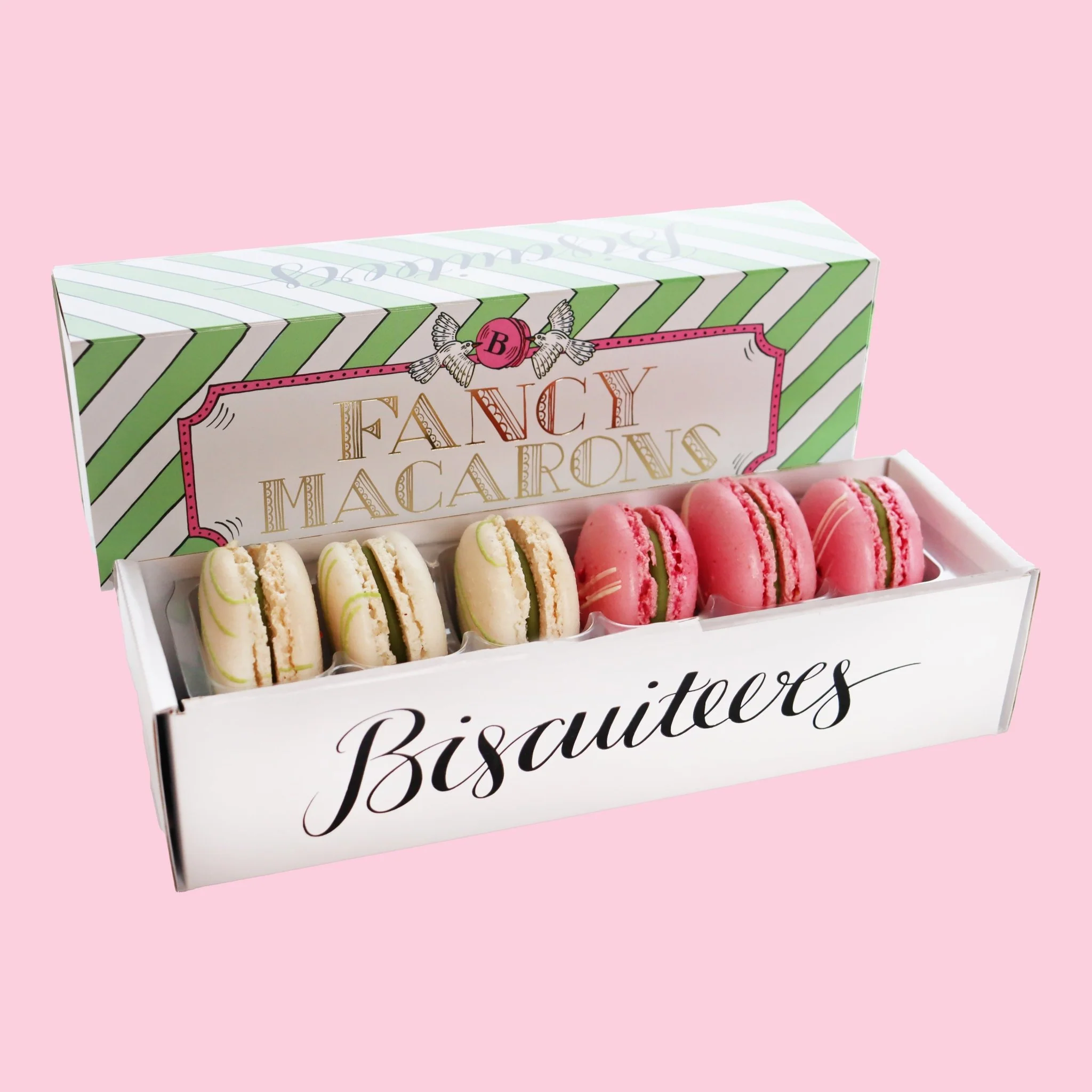 6 Matcha Latte Macarons - Image 2