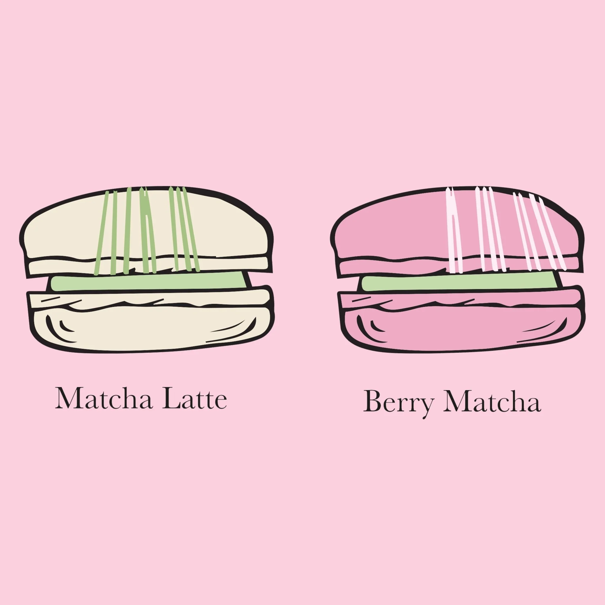 6 Matcha Latte Macarons - Image 4