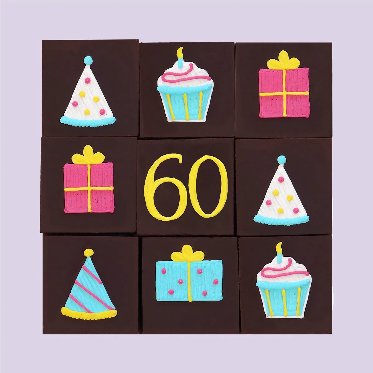 60th Birthday Milestone Brownies - Image 3