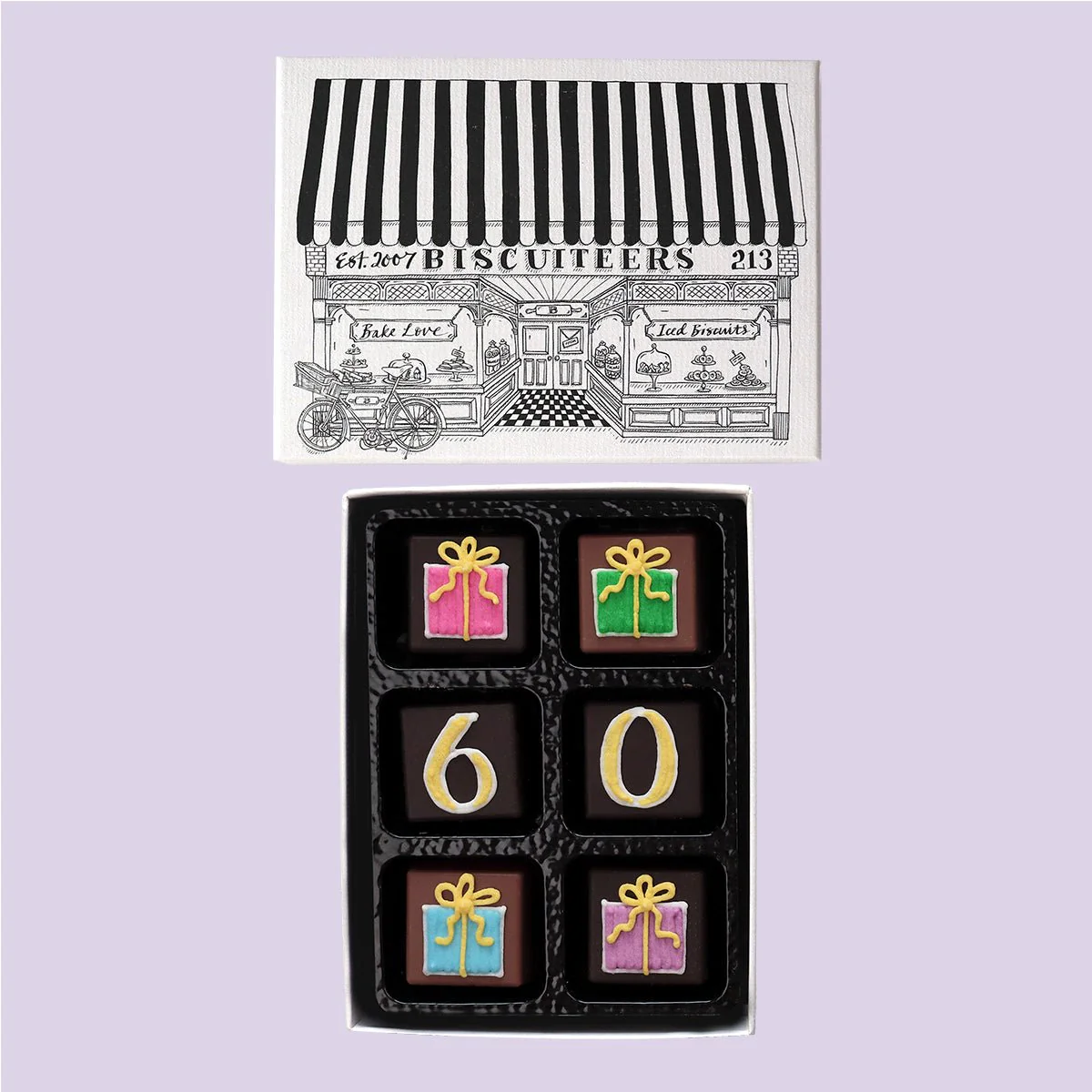 60th Birthday Milestone Little Box Of Chocolates - Image 2