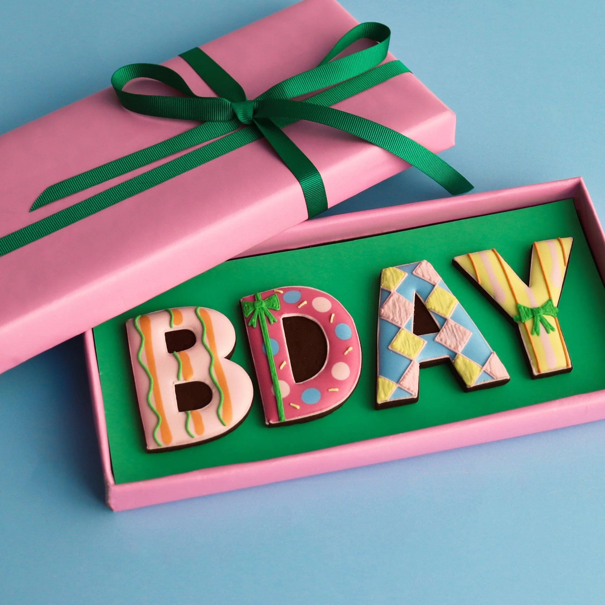 BDAY Card Letterbox Biscuits - Image 2