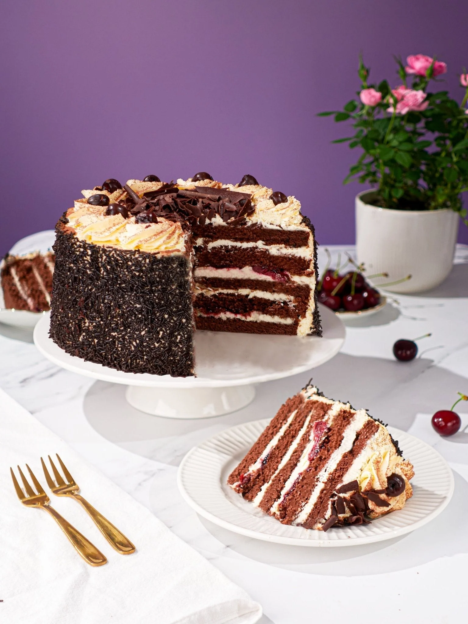 Patisserie Valerie Black Forest Gateau - Image 3