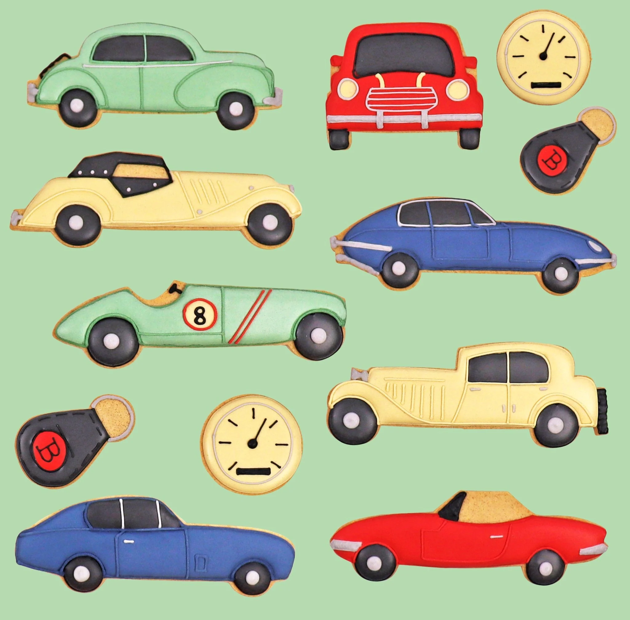 Classic Car Show Luxe Biscuit Tin - Image 3