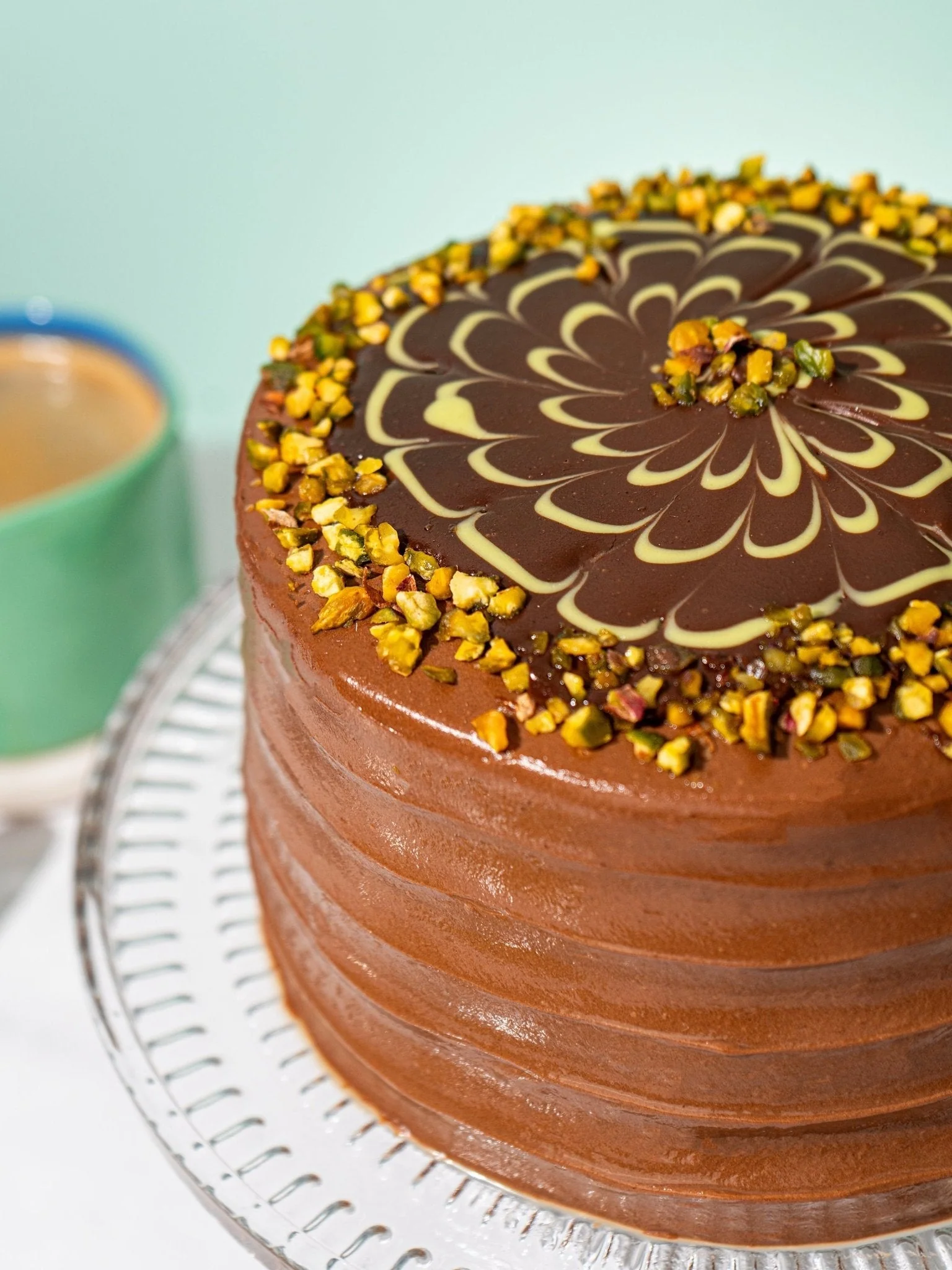 Patisserie Valerie Dubai Chocolate Cake - Image 4