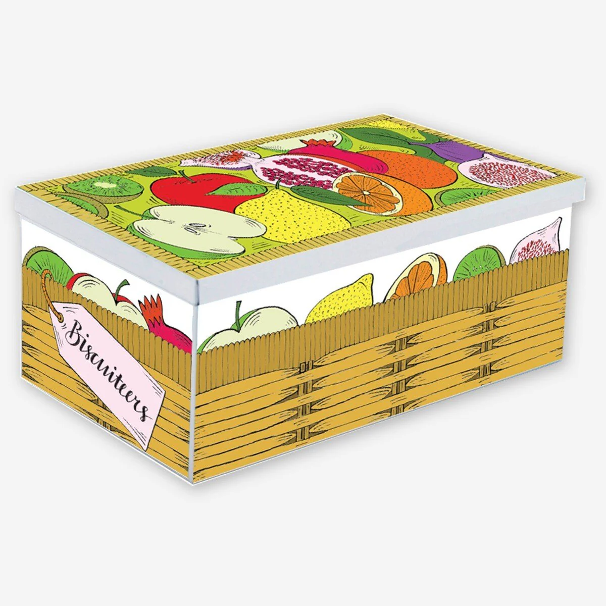 Fruit Basket Luxe Biscuit Tin - Image 3
