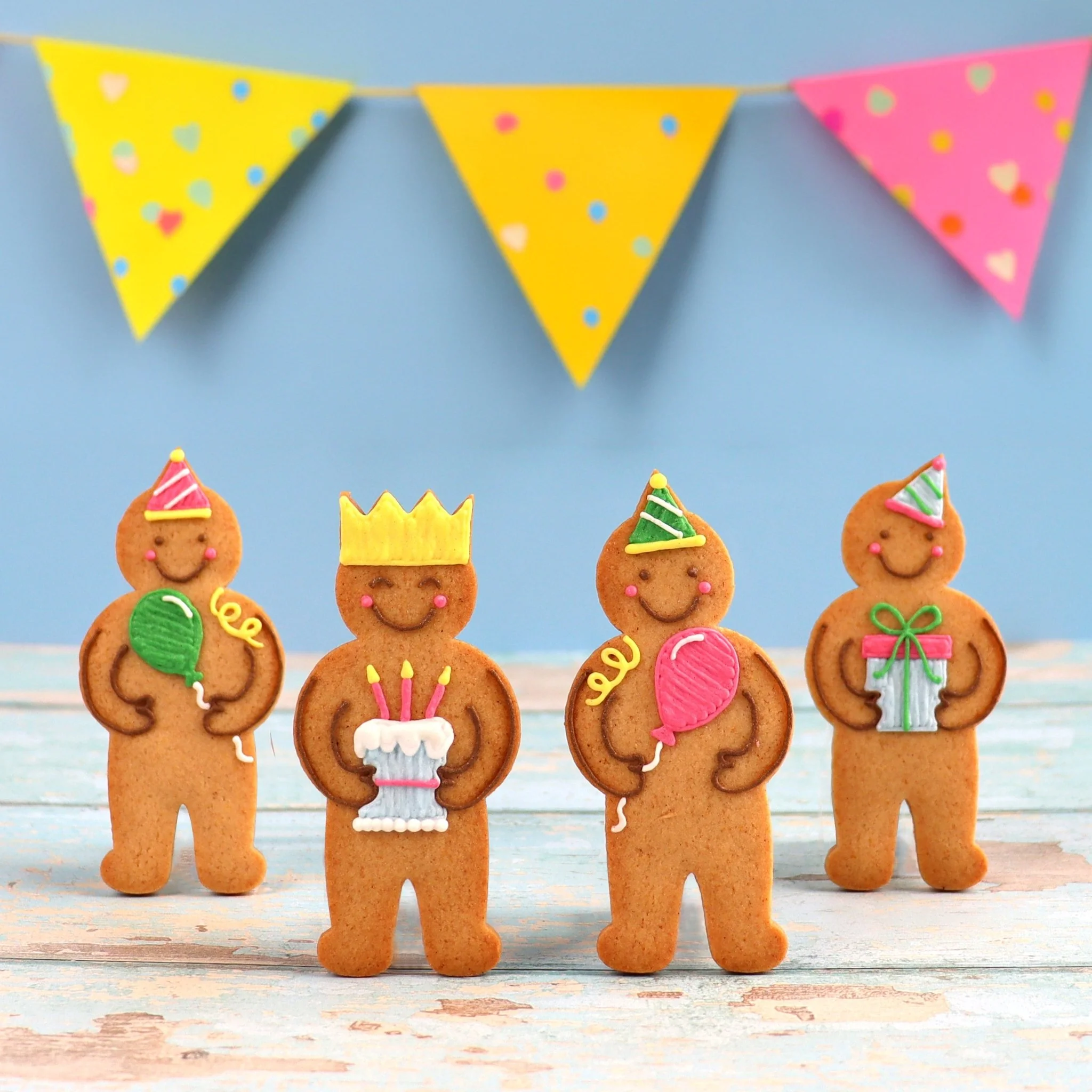 Jolly Birthday Party Letterbox Biscuits - Image 2