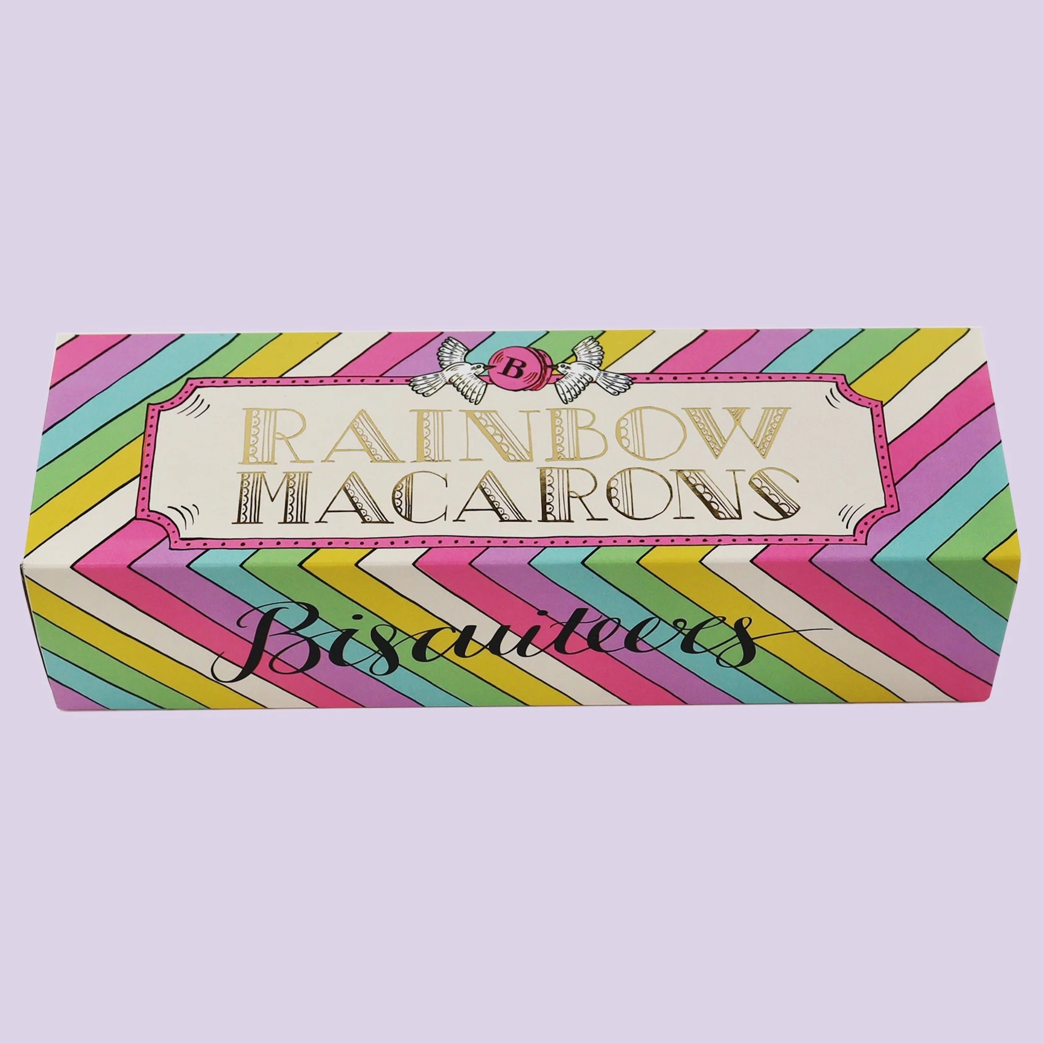 6 Rainbow Macarons - Image 5