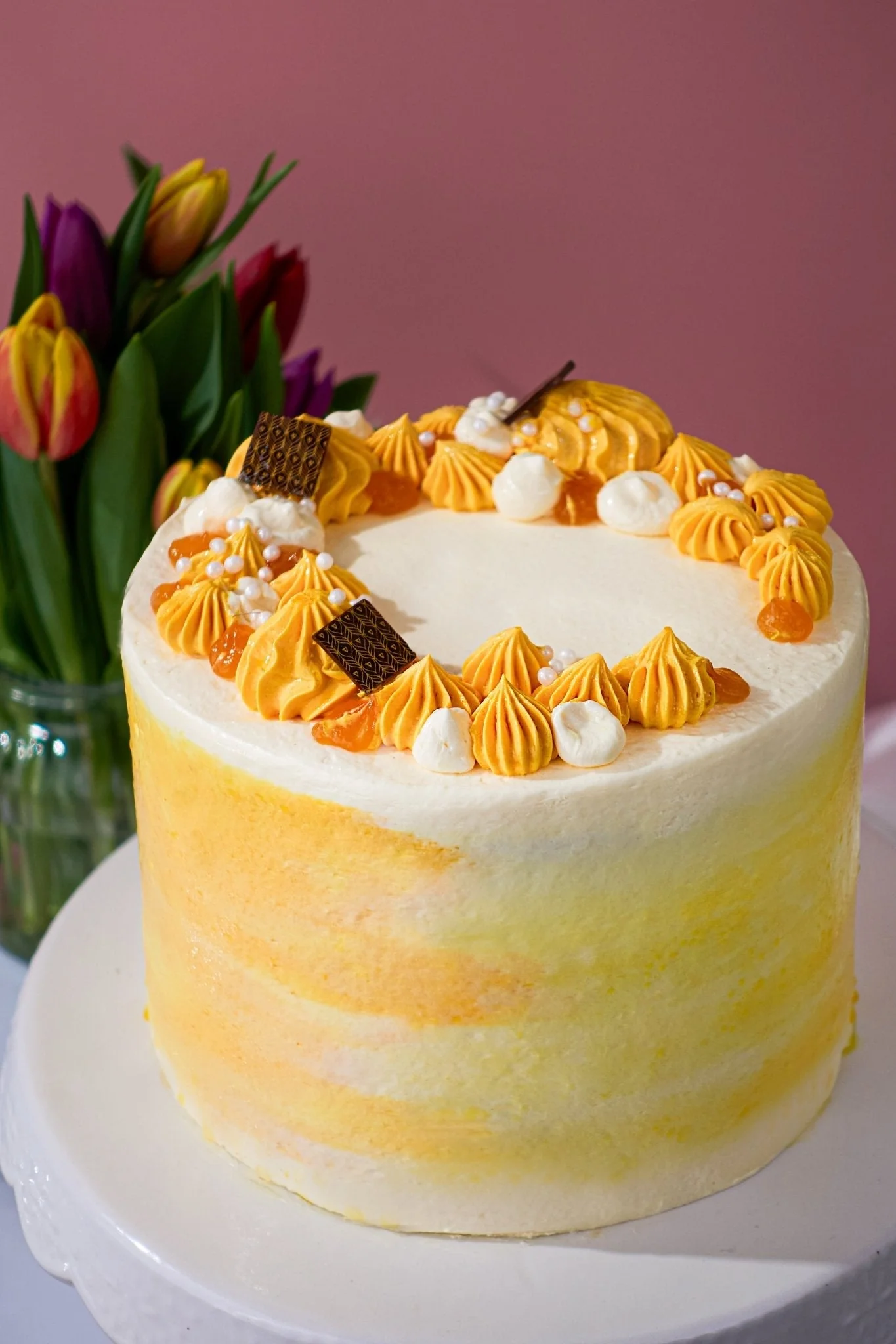 Patisserie Valerie Mango & Passionfruit Cake - Image 6