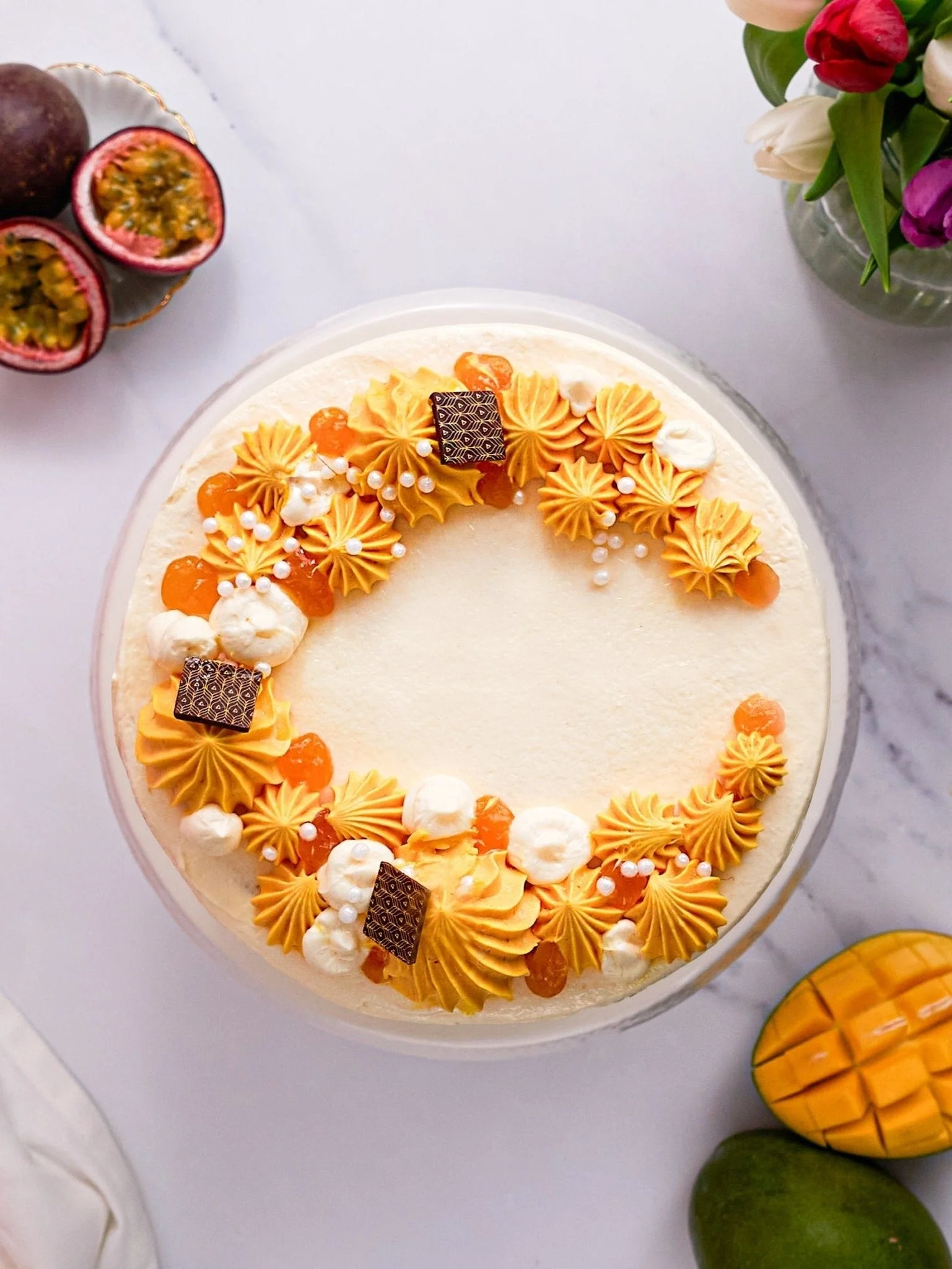 Patisserie Valerie Mango & Passionfruit Cake - Image 9