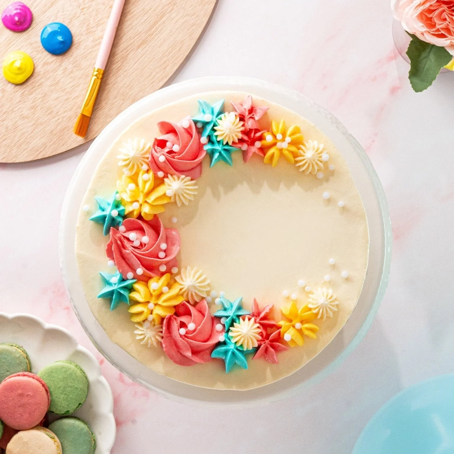 Patisserie Valerie Pastel Dream Celebration Cake - Image 3