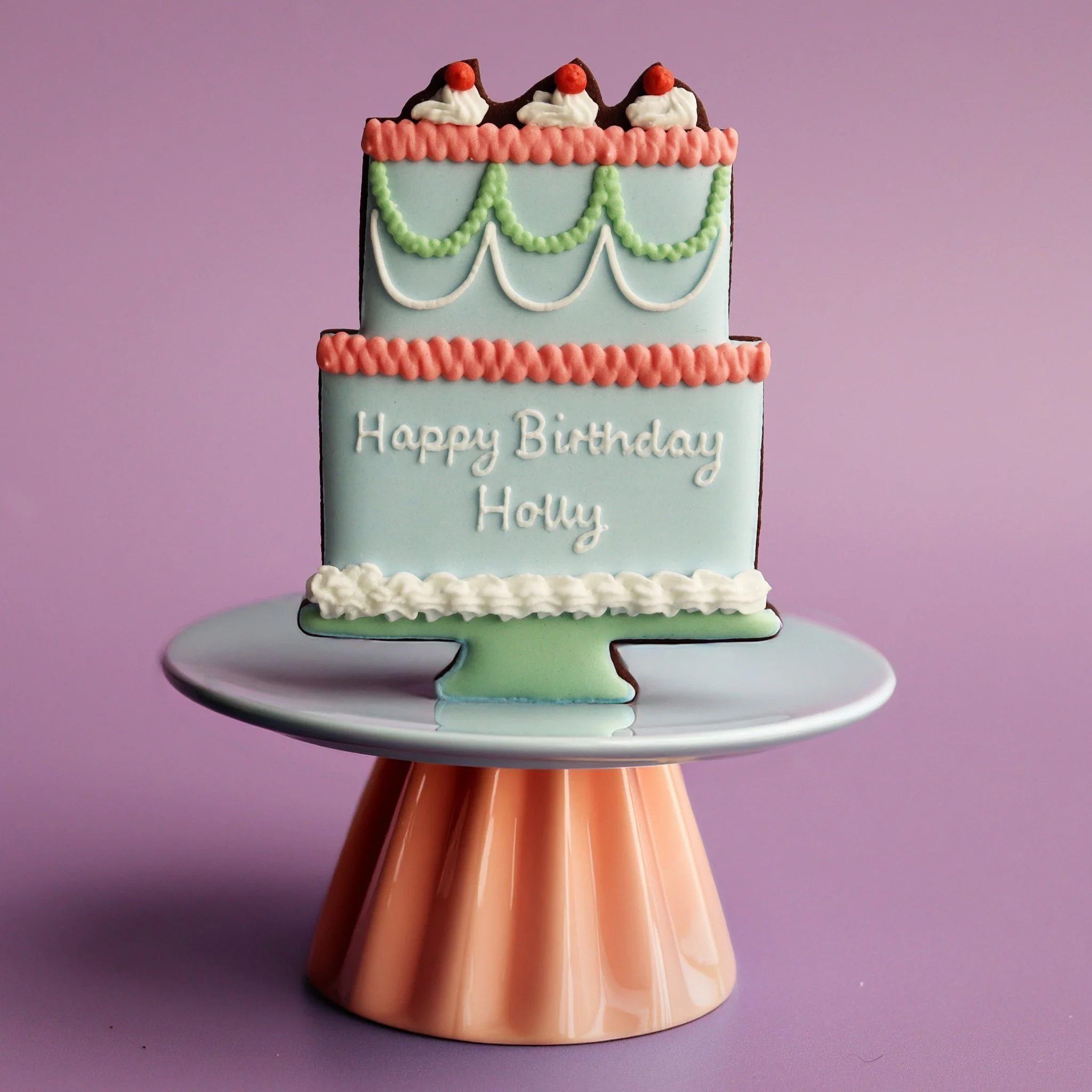 Personalised Birthday Cake Letterbox Biscuit - Image 2