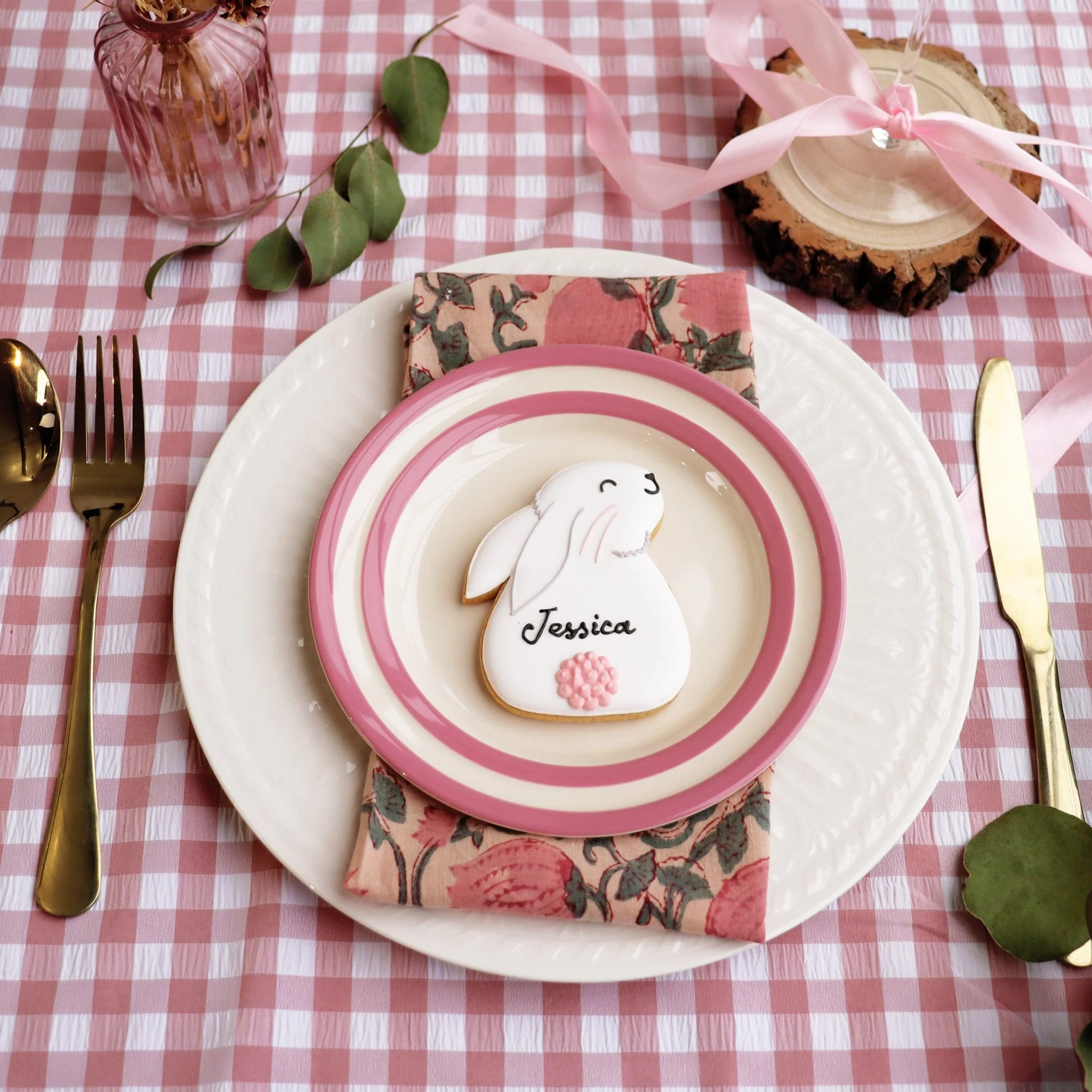 Personalised Bunny Letterbox Biscuit - Image 2