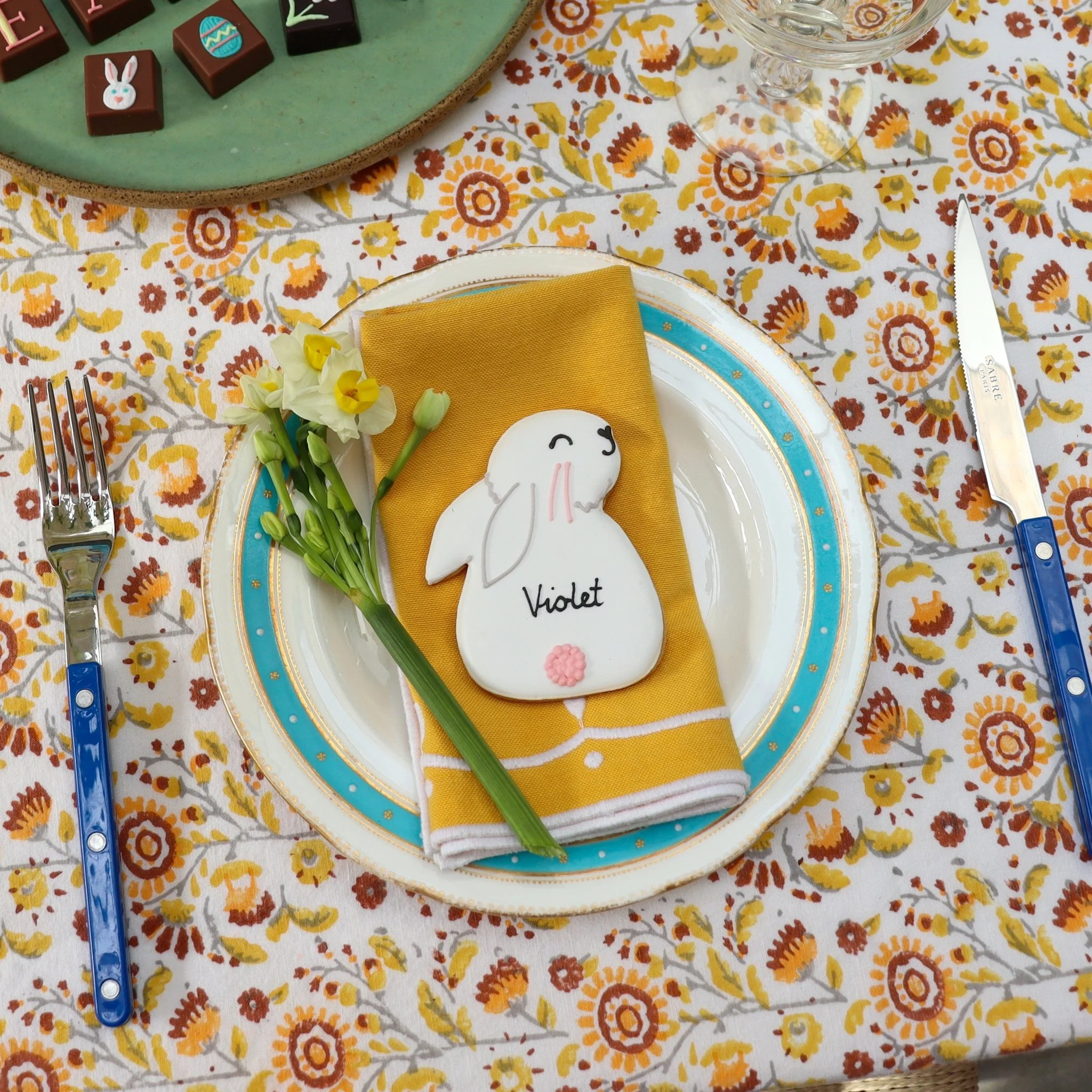 Personalised Bunny Letterbox Biscuit - Image 3