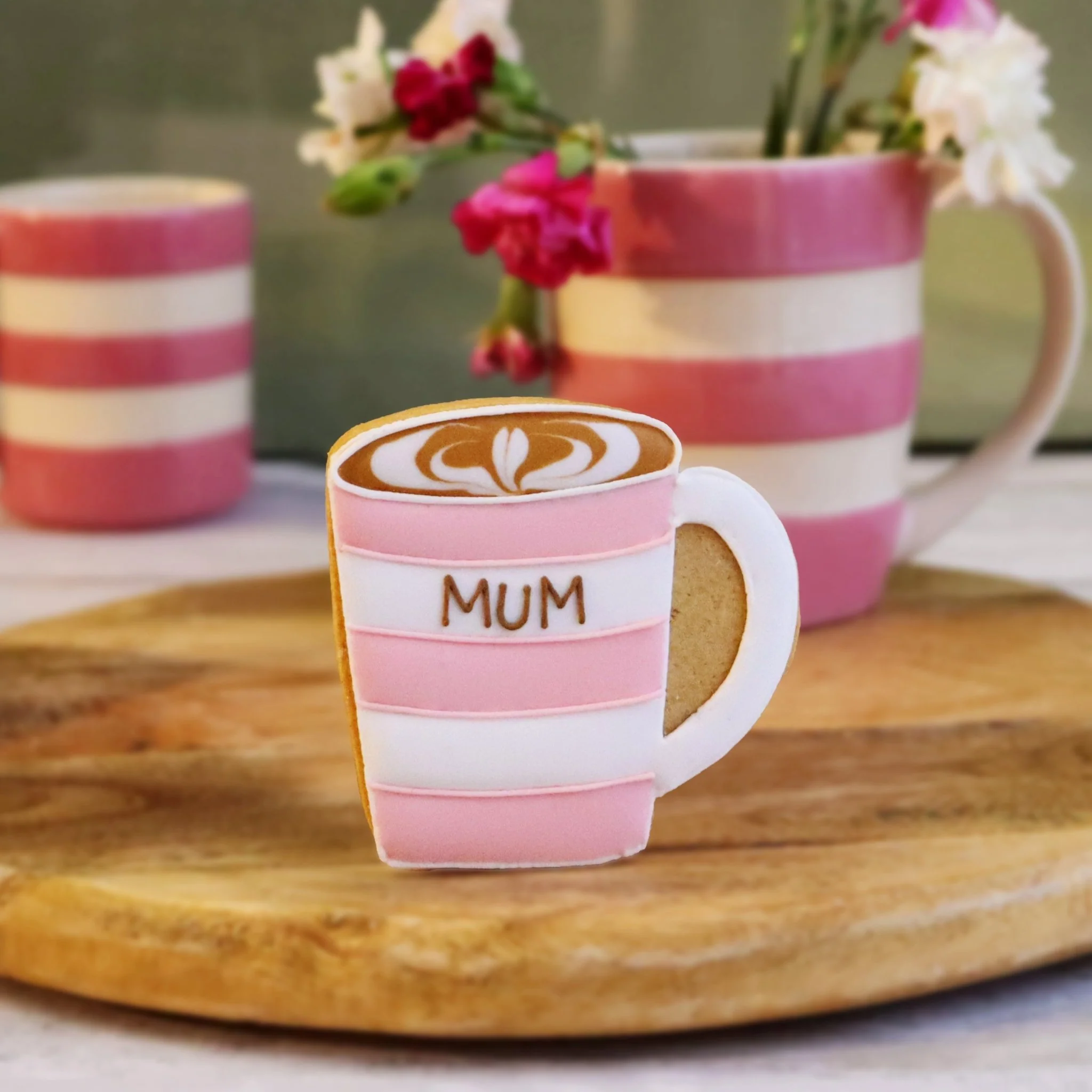 Personalised Cornishware Mug Letterbox Biscuit - Image 2