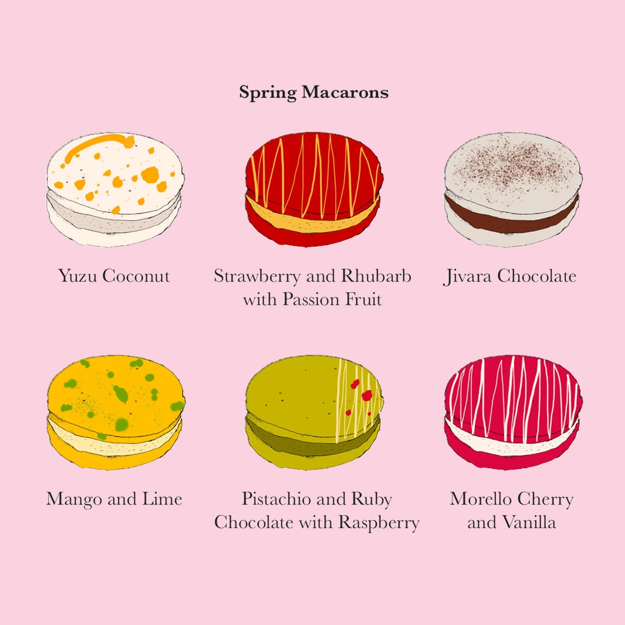 Spring Macarons Mini Gift Box - Image 4