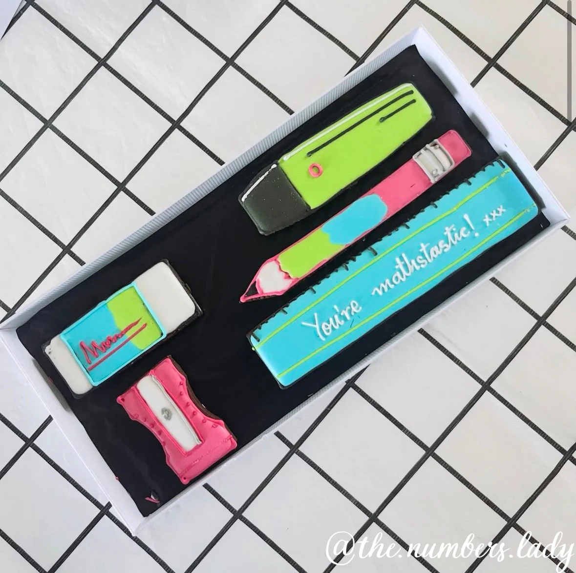 Pencil Case Letterbox Biscuits - Image 3