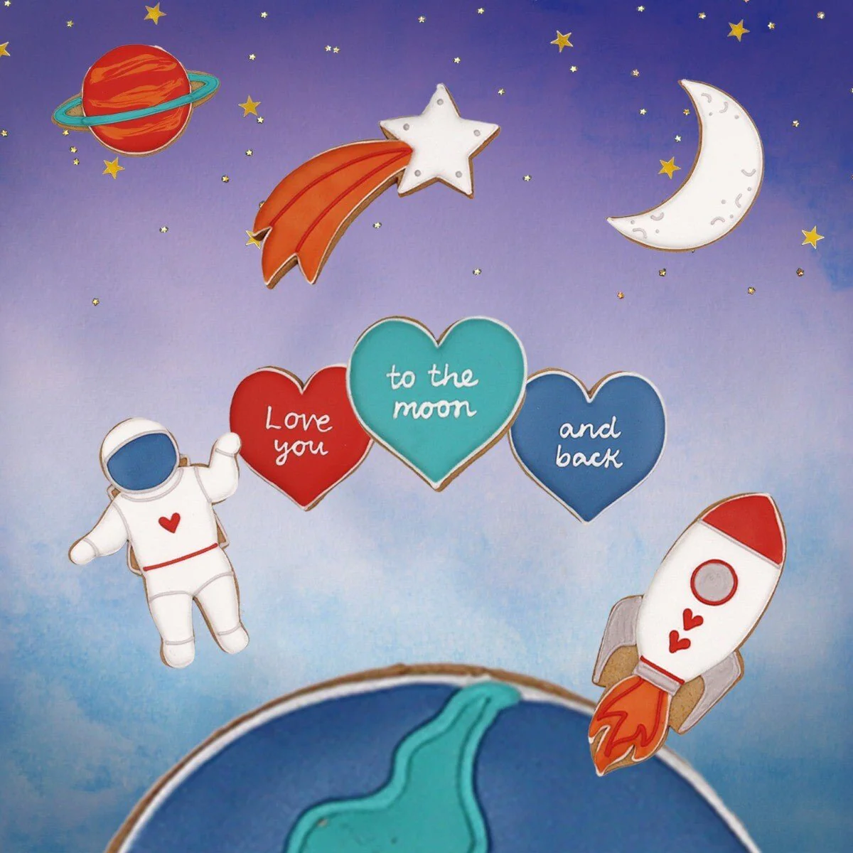 To The Moon And Back Biscuit Tin - Image 2