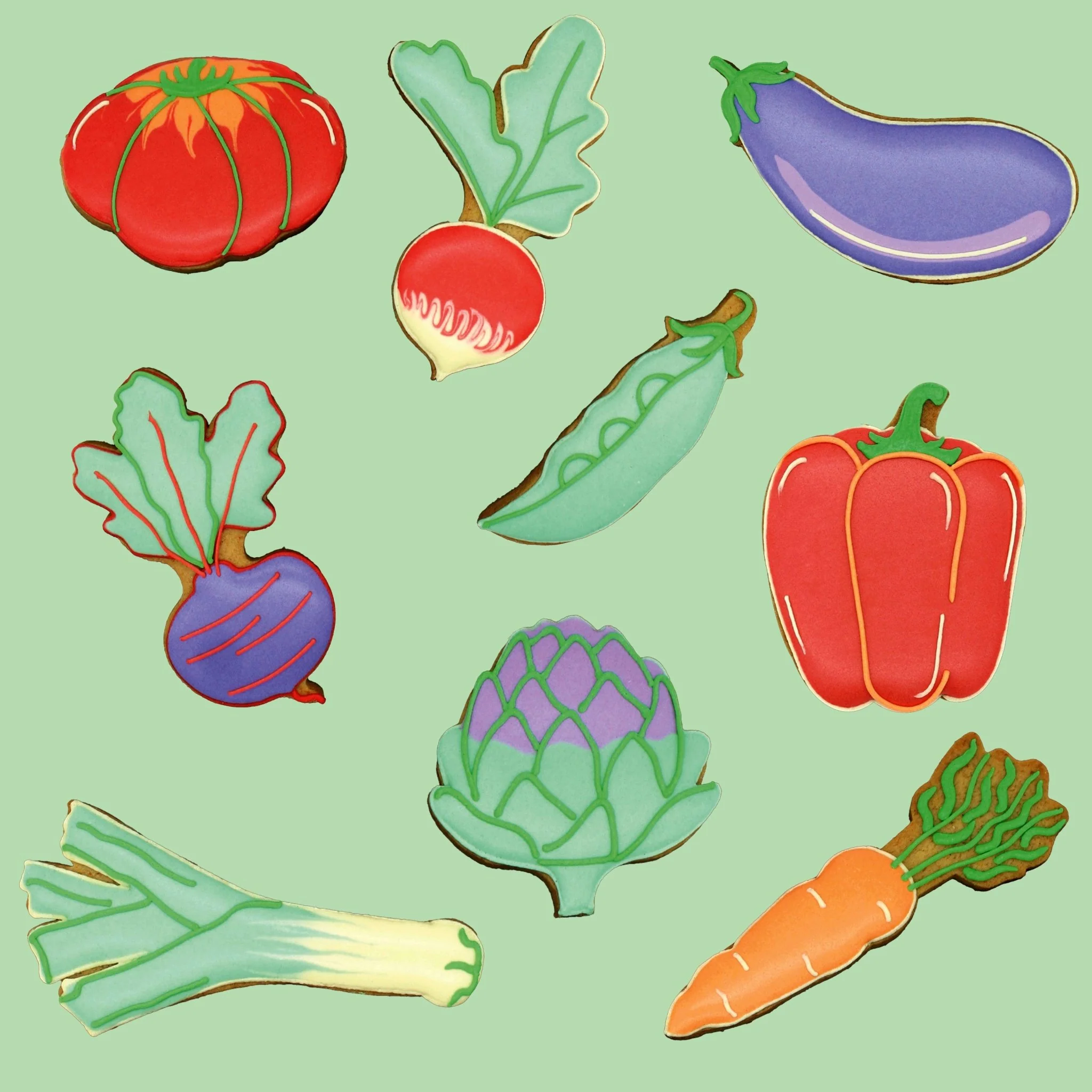 Biscuiteers Veg Box Biscuit Tin - Image 3