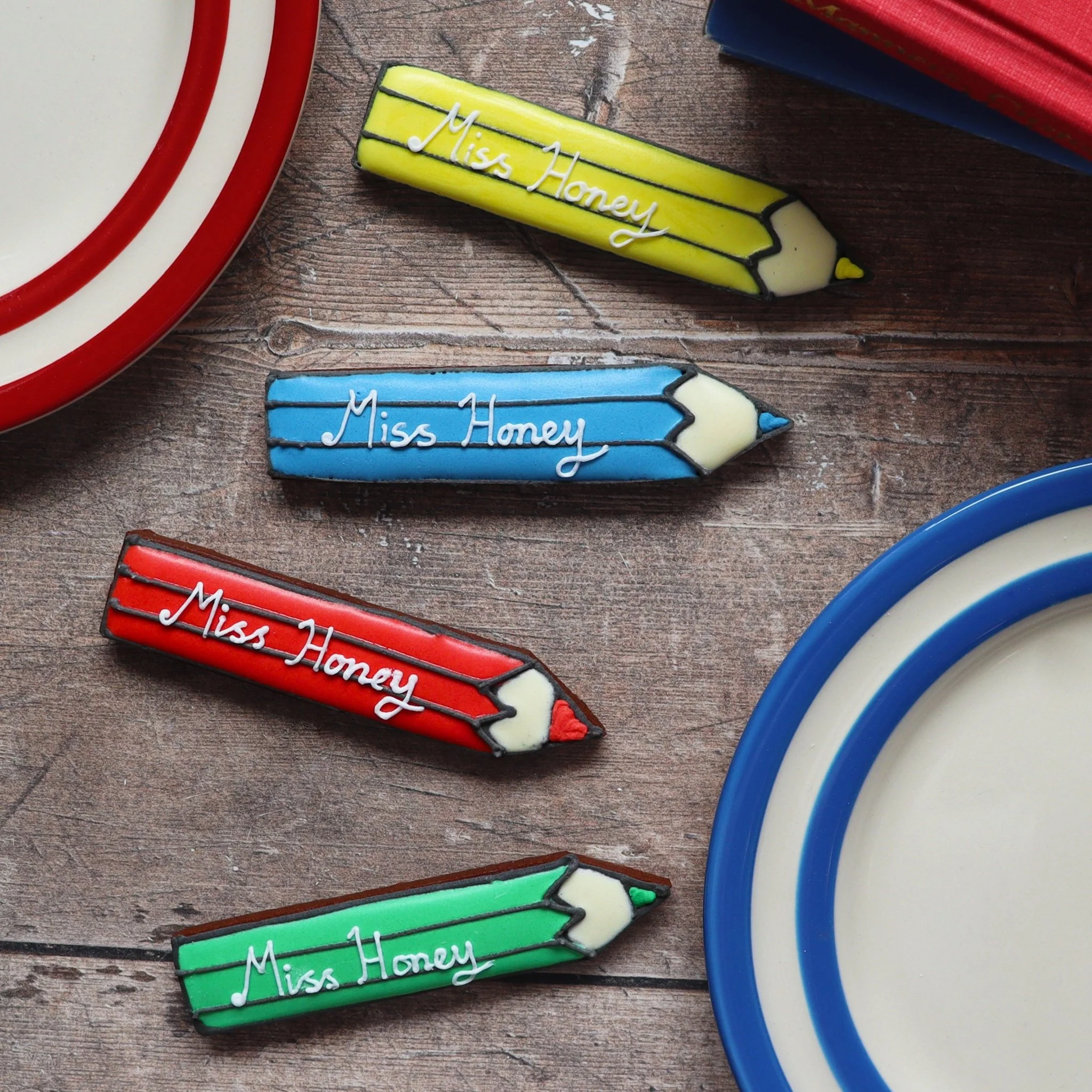 Personalised Pencils Biscuits - Image 2
